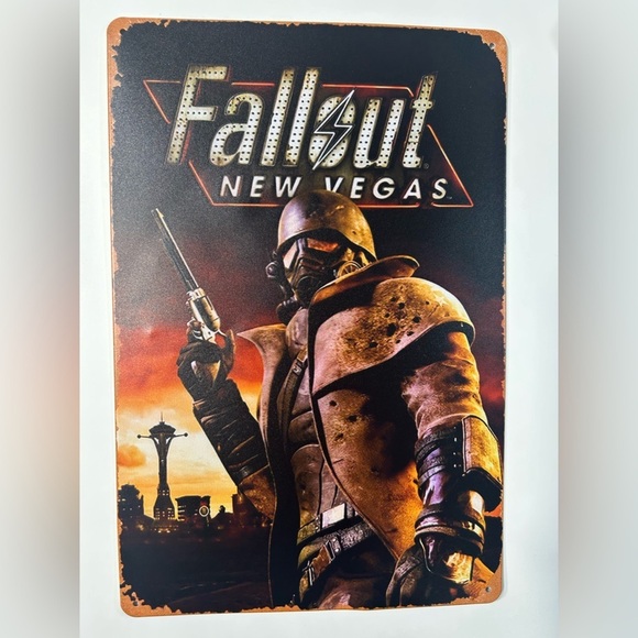 Fallout New Vegas - 8x12 Metal Sign ☢️ - Picture 1 of 3